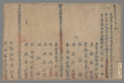 相关推荐,查看庚辰年正月报恩寺寺主延会诸色入破历算会牒