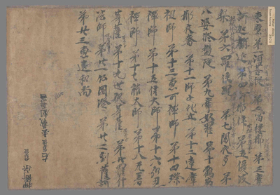 相关推荐,查看壁画榜书底稿
