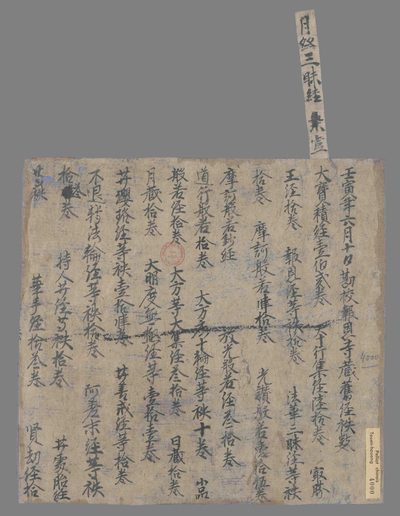 相关推荐,查看壬寅年六月十日勘校报恩寺藏旧经袟数