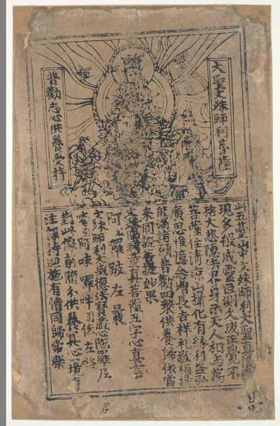 相关推荐,查看大圣文殊师利菩萨像