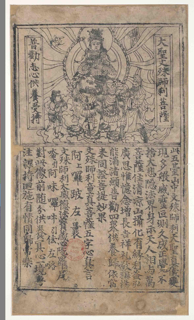 相关推荐,查看大圣文殊师利菩萨像