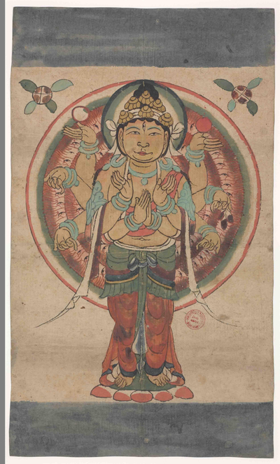 相关推荐,查看千手千眼观音像　